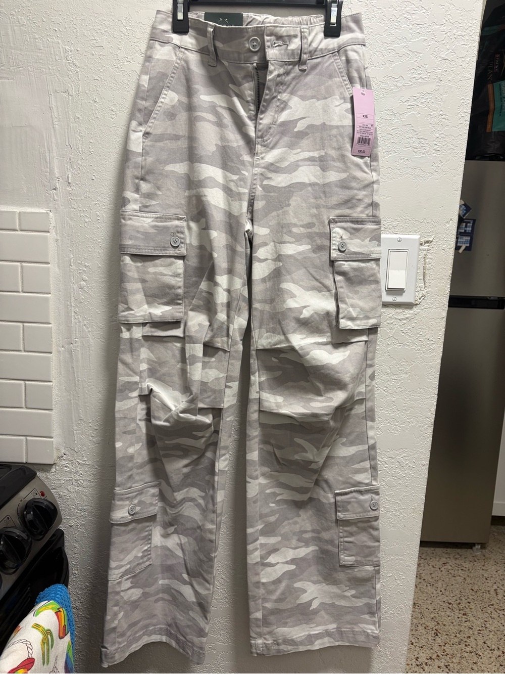 wild fable Light Gray Camo Cargo Pants